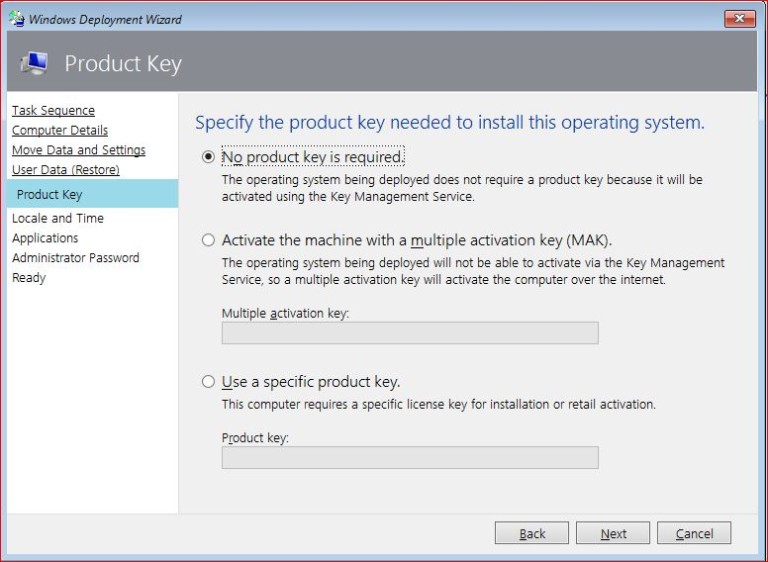 mdt windows 10 pro product key
