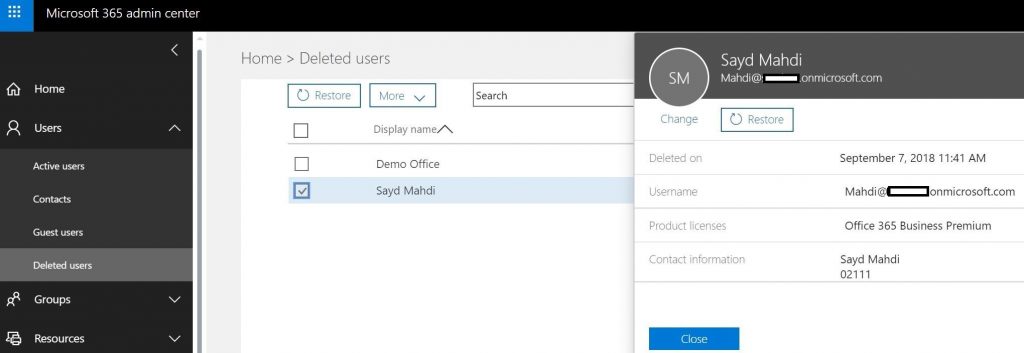 How To Restore Deleted User Account In Office 365 Correctly? - Technig