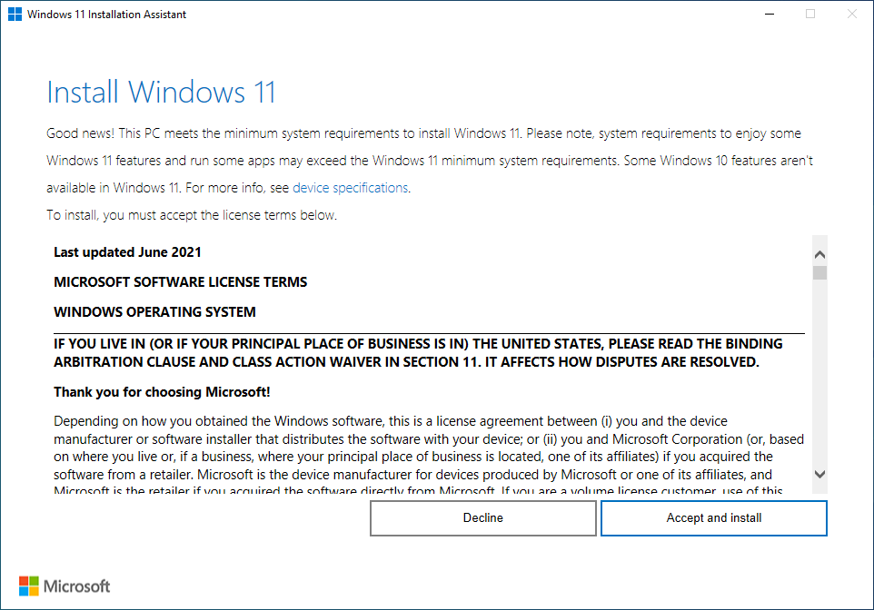Windows 11 Installation Assistant - Free Upgrade to Windows 11